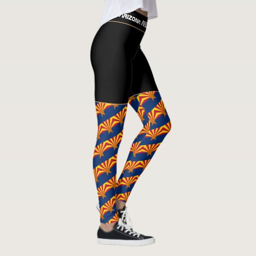 Arizona Flag  America States USA fashionsports Leggings