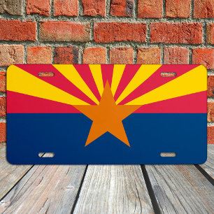Arizona Flag & America States, USA sports, Arizona License Plate
