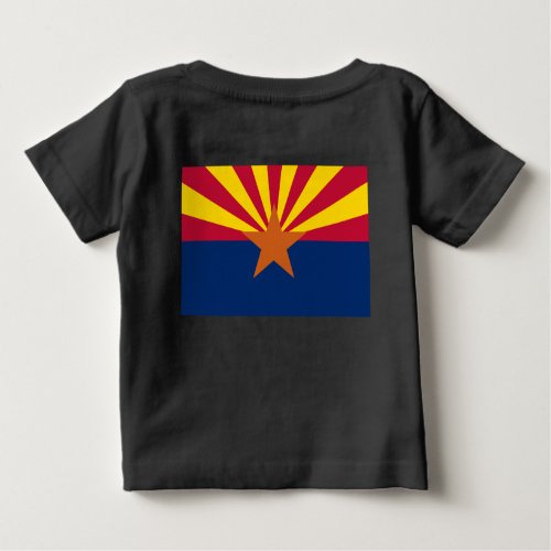 Arizona Flag American The Copper State Baby T_Shirt