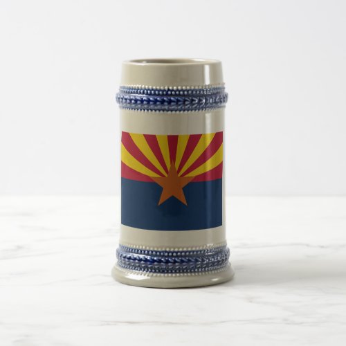 Arizona Flag American The Copper State Beer Stein