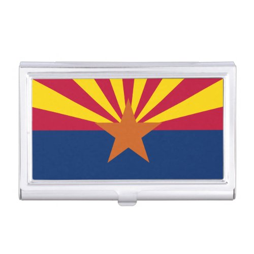 Arizona Flag American The Copper State Business Card Case
