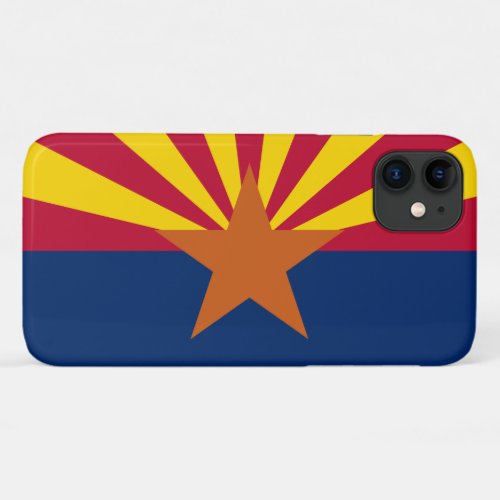 Arizona Flag American The Copper State iPhone 11 Case