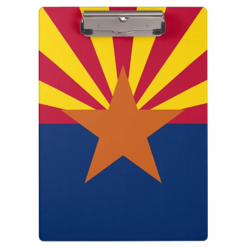 Arizona Flag American The Copper State Clipboard