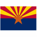 Arizona Flag, American The Copper State Cutout<br><div class="desc">The Arizona flag, Arizona a southwestern state is home natural wonders like the Grand Canyon, Colorado River, Saguaro National Park and Sonoran Desert. Arizona nicknames are The Copper State and Grand Canyon State. This work is ineligible for copyright and therefore in the public domain because it consists entirely of information...</div>