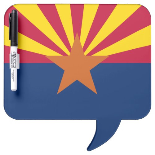 Arizona Flag American The Copper State Dry Erase Board