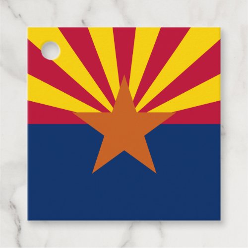 Arizona Flag American The Copper State Favor Tags
