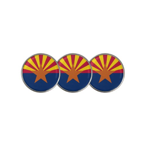 Arizona Flag American The Copper State Golf Ball Marker