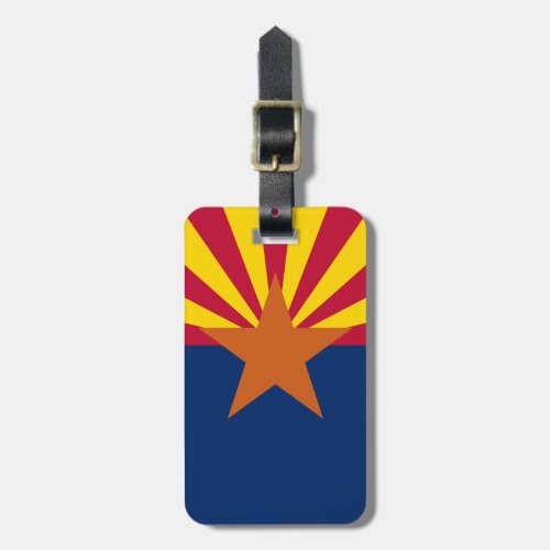 Arizona Flag American The Copper State Luggage Tag
