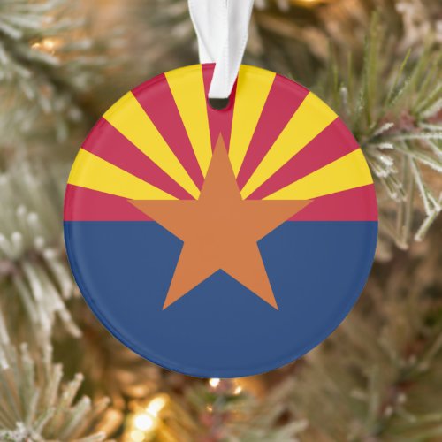 Arizona Flag American The Copper State Ornament
