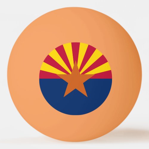 Arizona Flag American The Copper State Ping Pong Ball