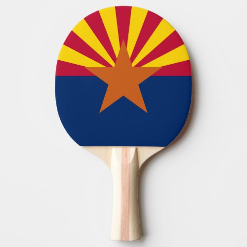 Arizona Flag American The Copper State Ping Pong Paddle