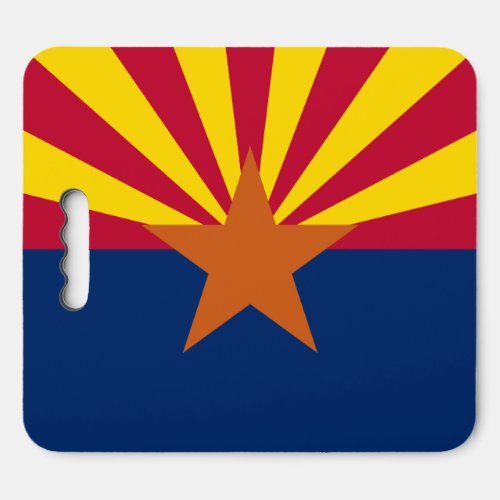 Arizona Flag American The Copper State Seat Cushion