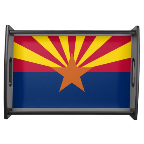 Arizona Flag American The Copper State Serving Tray