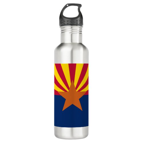 Arizona Flag American The Copper State Stainless Steel Water Bottle