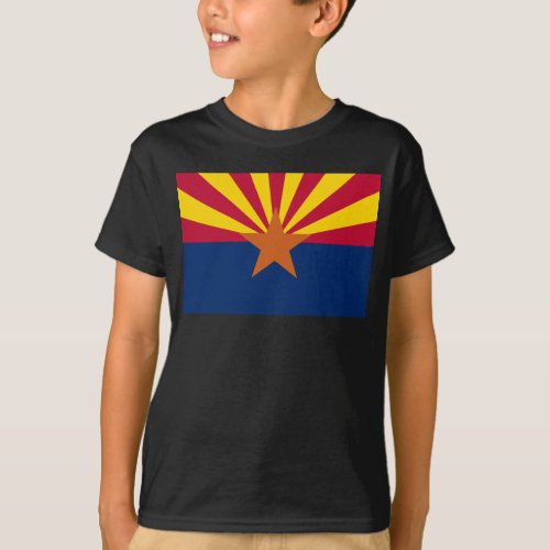 Arizona Flag American The Copper State T_Shirt