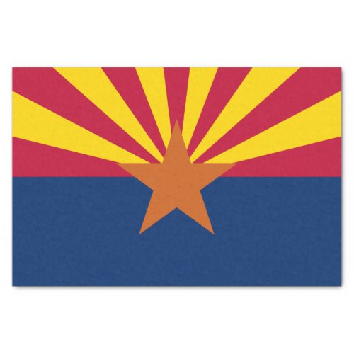 Arizona Flag American The Copper State Tissue Paper