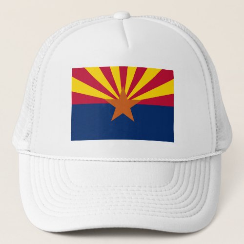 Arizona Flag American The Copper State Trucker Hat