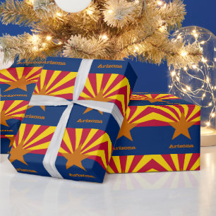 Arizona Flag & Arizona gifts America /sports fans Wrapping Paper