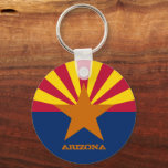 Arizona Flag & Arizona State USA travel / sports Keychain<br><div class="desc">Keychains: Arizona Flag & Arizona State (USA) - love my country, travel, holiday, national patriots / sports fans</div>