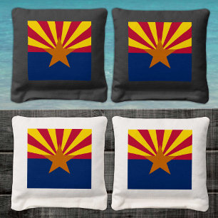 Arizona Flag & Arizona Tailgate, patriotic USA Cornhole Bags