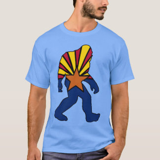 Arizona flag bigfoot yeti sasquatch T-Shirt