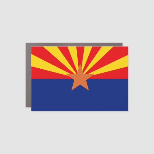 Arizona Flag Car Magnet