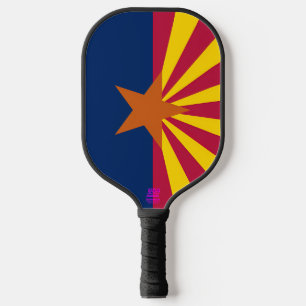 Arizona Flag Carbon Fiber Pickleball Paddle