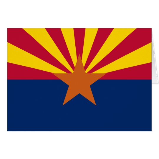 ARIZONA FLAG CARD