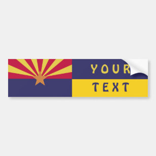 Arizona Flag: Create Your Own Bumper Sticker