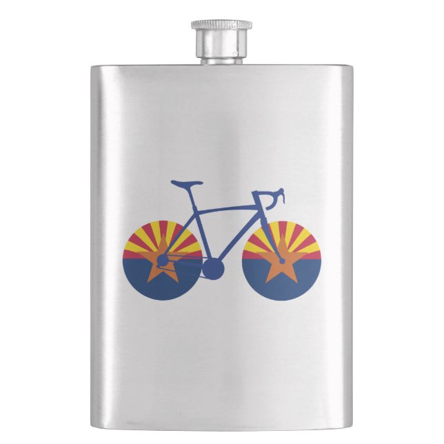 Arizona Flag Cycling Flask (Front)