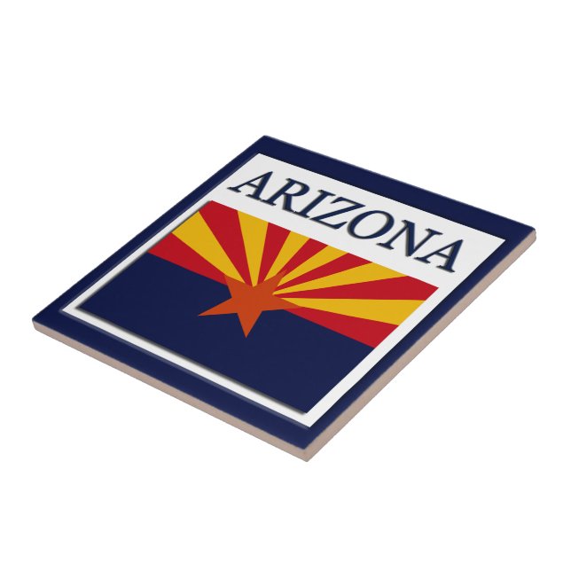 Arizona Flag Design Tile (Side)