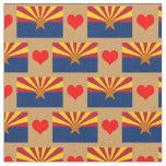 Arizona Flag Fabric &amp; Heart, trendy fashion /USA