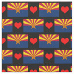 Arizona Flag Fabric &amp; Heart, trendy fashion /USA