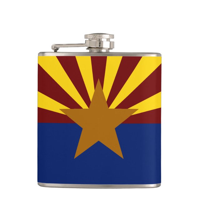 Arizona flag flask (Front)