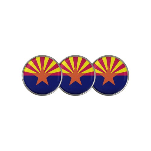 Arizona Flag Golf Ball Marker