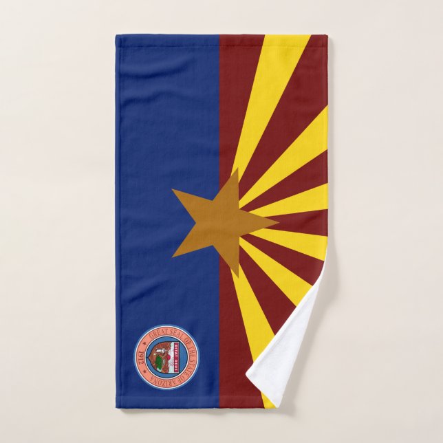 Arizona flag hand towel  (Hand Towel)