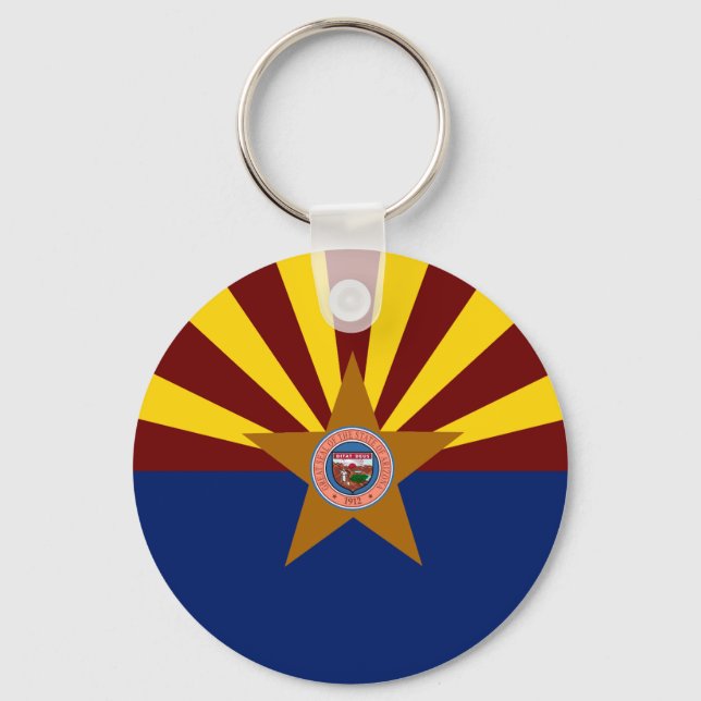 Arizona flag keychain (Front)