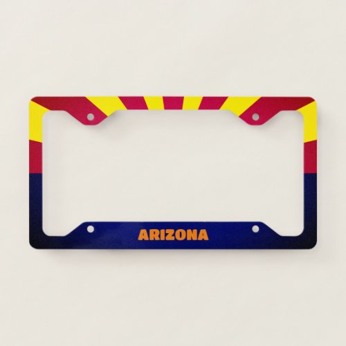 Arizona Flag License Plate Frame