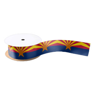 Arizona Flag ribbon, USA, Arizona fashion /sports Satin Ribbon