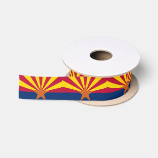ARIZONA FLAG SATIN RIBBON