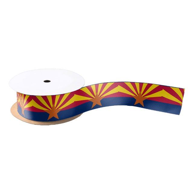 ARIZONA FLAG SATIN RIBBON (Spool)