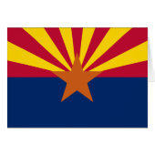 Arizona Flag: Setting Star Sun, The Copper State (Front Horizontal)