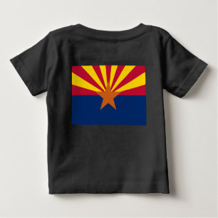 Arizona Flag: Setting Star Sun, The Copper State Baby T-Shirt