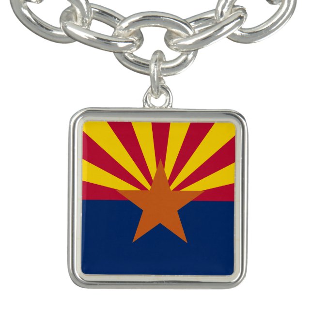 Arizona Flag: Setting Star Sun, The Copper State Bracelet (Design)