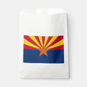 Arizona Flag: Setting Star Sun, The Copper State Favor Bag