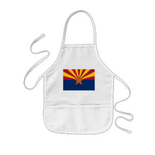 Arizona Flag: Setting Star Sun, The Copper State Kids' Apron