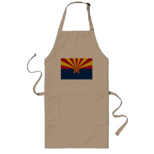Arizona Flag: Setting Star Sun, The Copper State Long Apron