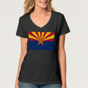 Arizona Flag: Setting Star Sun, The Copper State T-Shirt