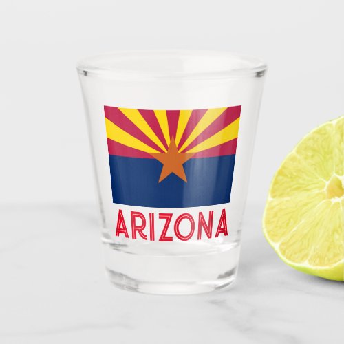 Arizona Flag Shot Glass