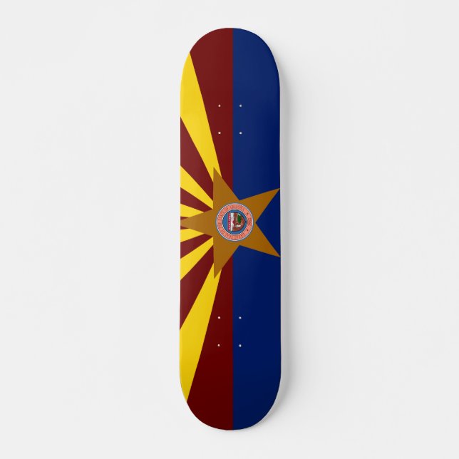 Arizona flag skateboard (Front)